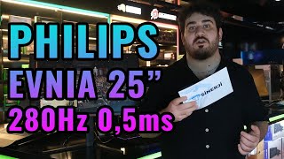 YÜKSEK YENİLEME HIZI DÜŞÜK GECİKME  Philips Evnia 25quot 280Hz Oyuncu Monitörü İncelemesi [upl. by Cheatham]