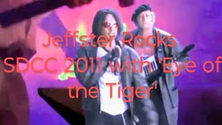 Jeffsters Epic Eye of the Tiger Music Video Chuck Panel SDCC 2011 [upl. by Nomrej]