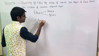 Concept of Viscosity and Newton’s law of viscosity [upl. by Elonore]