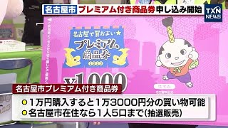 【プレミアム付き商品券】名古屋市申し込みスタート 申請締め切りは5月17日 2023年4月15日 [upl. by Hacissej713]