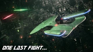 The EnterpriseD vs The Borg  one last time [upl. by Esten]