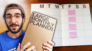 I LOVE THIS MONTHLY PLANNER — The LARGE Monthly Planner Review — Amazing for Visual Planners [upl. by Ahtelrac]