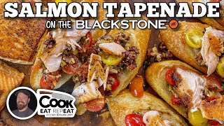 Chef Nates Salmon Tapenade  Blackstone Griddles [upl. by Stone]