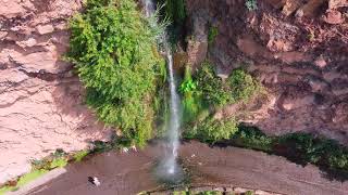 Cascata dos Anjos Ponta do Sol Madeira Madera Wodospad Aniołów 4k video from drone dji mini 2 [upl. by Adnac]