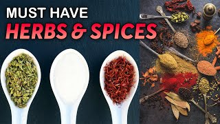 HERBS amp SPICES YOU NEED IN THE KITCHEN  Chef Jill Answers [upl. by Gristede]