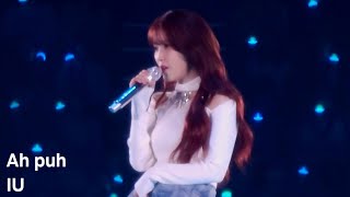 4K 아이유 IU Ah puh FANCAM  IU HER WORLD TOUR CONCERT IN SEOUL 240309 [upl. by Ayatnohs]