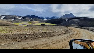 F208 south of Landmannalaugar full drive Froads Iceland 4K [upl. by Dorolice931]