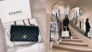 Buying my first Chanel bag in Paris  31 Rue Cambon [upl. by Nnylsor]