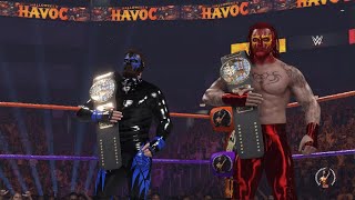 CCW Halloween Havoc 4th Match CCW World Tag Team Titles Deleters of Worlds M C Vs Judgment Day [upl. by Yrroc]