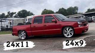 24inch dropstar 658 on Chevy 2005 with 46 drop kit [upl. by Cam]