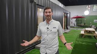 Lets Take a Tour of this 40ft Container Home [upl. by Knepper]