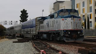 A Day of Surprises on the San Bernardino Sub  Amtrak 503 amp 90215 Lots of Foreign Power and More [upl. by Derwood52]