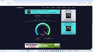 PØDA  Promo Gigabit 103 Gbps  GPON FTTH  Internet SpeedTest  Ping Jitter Pct loss 1080p60 [upl. by Uah]