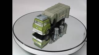 Dinky Toys 978 Green Refuse Wagon Rubbish Truck [upl. by Spooner]