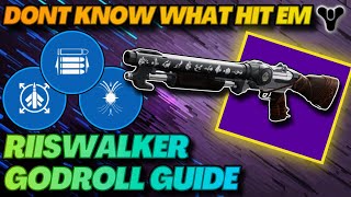 Riiswalker Is The John Cena Of Shotguns You Cant See It Coming  Godroll Guide amp Weapon Review [upl. by Craw896]