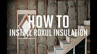 How to Insulate walls with Roxul Insulation BETTER THAN FIBERGLASS [upl. by Hgieleak]