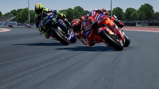 MotoGP Mandalika Francesco Bagnaia vs Valentino Rossi  MotoGP 24 [upl. by Dinah]