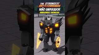 NIÑO EMPERADOR Ultimate En The STRONGEST BATTLEGROUNDS roblox thestrongestbattlegrounds shorts [upl. by Yrolam]