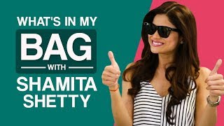 Whats in my bag with Shamita Shetty  Pinkvilla  S01E01  Bollywood  Lifestyle [upl. by Haidabej]