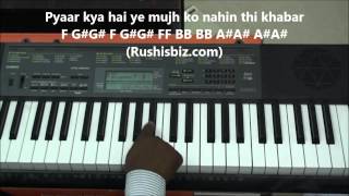 Main Shayar To Nahin  Piano Notes  Tutorials  1200 Songs BOOKPDF 399 only  7013658813 [upl. by Chappie549]