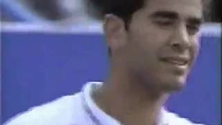 US Open 1995 3R Sampras vs Philippoussis [upl. by Jody]