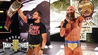 What Gargano and Ciampa unite in celebration NXT TakeOver Phoenix WWE Network Exclusive [upl. by Hamish980]