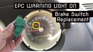 VW Polo EPC Warning Light  Brake Switch Replacement [upl. by Adamok]