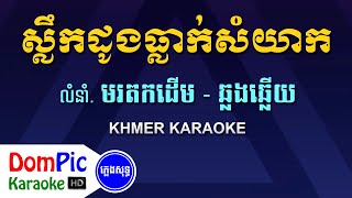 ស្លឹកដូងធ្លាក់សំយាក ឆ្លងឆ្លើយ ភ្លេងសុទ្ធ  មរតកដើម Pleng Sot  DomPic Karaoke [upl. by Adnertal]