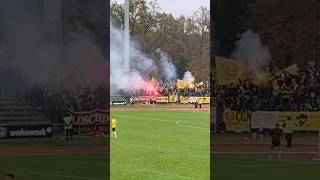 161124🔥Pyro im Oberfrankenderby⚽️ Bamberg  SpVgg Bayreuth 03 Saison 202425regionalliga bfv [upl. by Lodovico]