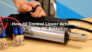 How To Control Linear Actuators with 12 VDC Relays [upl. by Anirt]