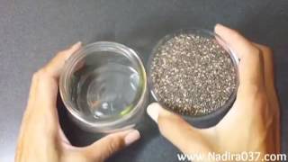 chia seed recipe how to make a chia gel [upl. by Kcerb913]