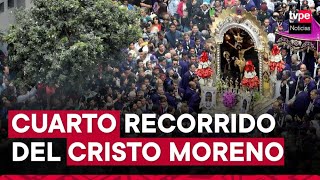 Señor de los Milagros EN VIVO imagen del Cristo Moreno inicia su cuarto recorrido [upl. by Fabien]