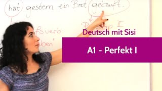 Deutsch mit Sisi Your German class  A1 Perfekt 1 [upl. by Matland]