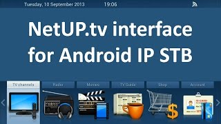 NetUPtv for Android IP STB [upl. by Samtsirhc]