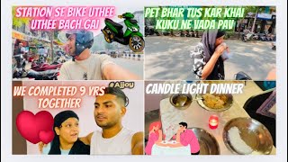 We Completed 9 Yrs ♥️Our Anniversary Enjoyed Candle Light Dinner  97 Daily Vlog With Ayaz amp Joycee [upl. by Bohner]