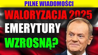 Szokujące zmiany w emeryturach Waloryzacja emerytur w 2025 [upl. by Neenaj]