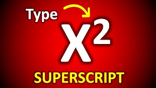 How to Superscript in PowerPoint   X² [upl. by Limay]