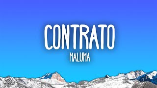 Maluma  Contrato [upl. by Arikahc]