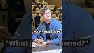 Unbelievable BLUNDER SHOCKS Magnus Carlsen 😱 magnuscarlsen nodirbekabdusattorov chess [upl. by Felecia]