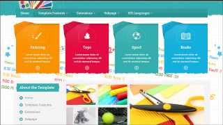 JM School Tools Joomla 3x template [upl. by Olethea314]