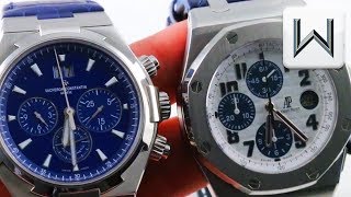 Vacheron Constantin Overseas vs Audemars Piguet Royal Oak Offshore Overseas Chronograph [upl. by Brawner836]