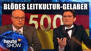 Thomas de Maizière eröffnet die 500ste LeitkulturDebatte  heuteshow vom 05052017 [upl. by Naneik827]