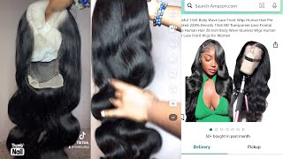 28 inch Body wave 13x6 lace frontal wig  Tuneful hair review [upl. by Ahs]