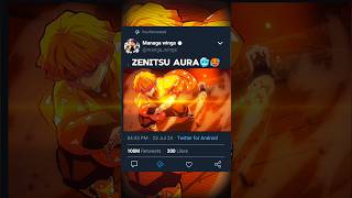 zenitsu aura🥶🥵 videoviral shorts🥶🐐 [upl. by Gombosi]