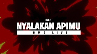 Nyalakan ApiMu Lyric Video GMS Live By PampG [upl. by Gibbeon]