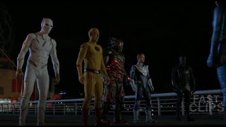 Team Flash vs Savitar Godspeed amp Thawne  The Flash 9x13 HD [upl. by Joletta]