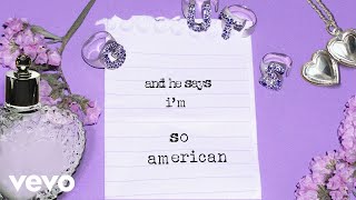 Olivia Rodrigo  so american Official Lyric Video [upl. by Jehoash]