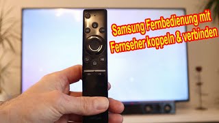 Samsung Fernbedienung neu koppeln und verbinden  Smart TV Fernbedienung zurücksetzen  Remote Reset [upl. by Edyaj259]