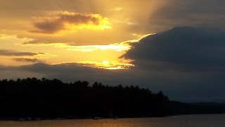 Boating on the crooked river Sebago lake Brandy Pond and long lake 2015 [upl. by Prager895]