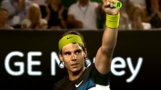 Rafael Nadal  Top 10 Australian Open points [upl. by Wilkinson112]